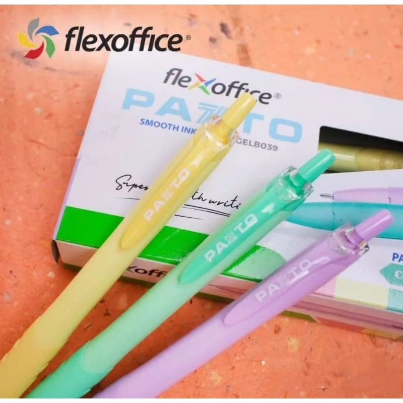 

FLEXOFFICE PENA GEL PEN PAZTO FO-GELB039