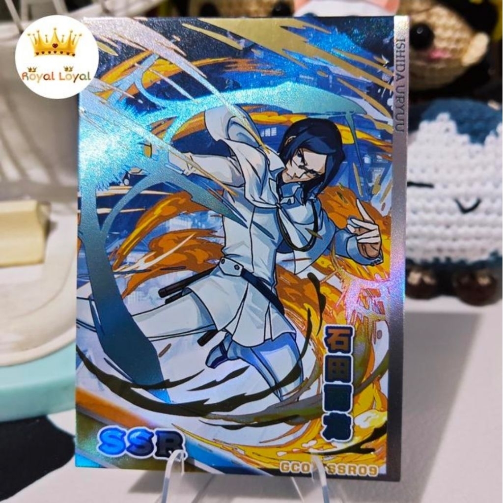 Ishida Uryuu Kartu BLEACH CCG TCG Goddess God Card Atlas Of God SSR Holo Tebal Collection Card - (GC
