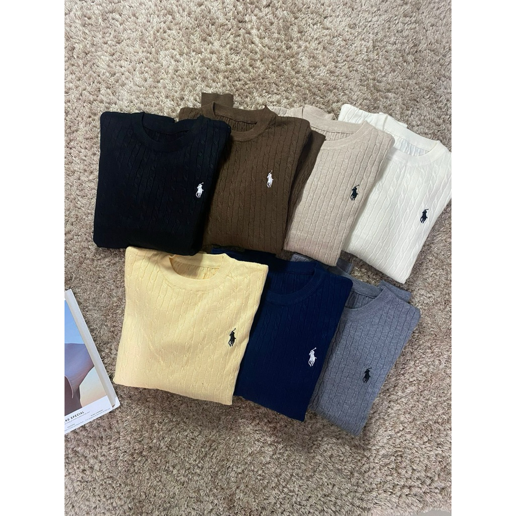 KNIT & CARDIGAN RAJUT KEPANG POLO FASHION IMPORT