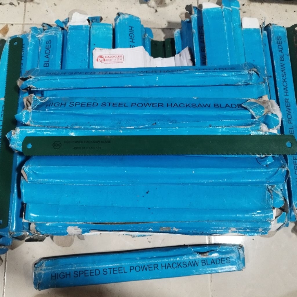 Gergaji Besi Hss 16" 16 Inchi Merk Toki Mata Hacksaw Toki 400X32X1.6X6T Mata Gergaji Besi Hack Saw