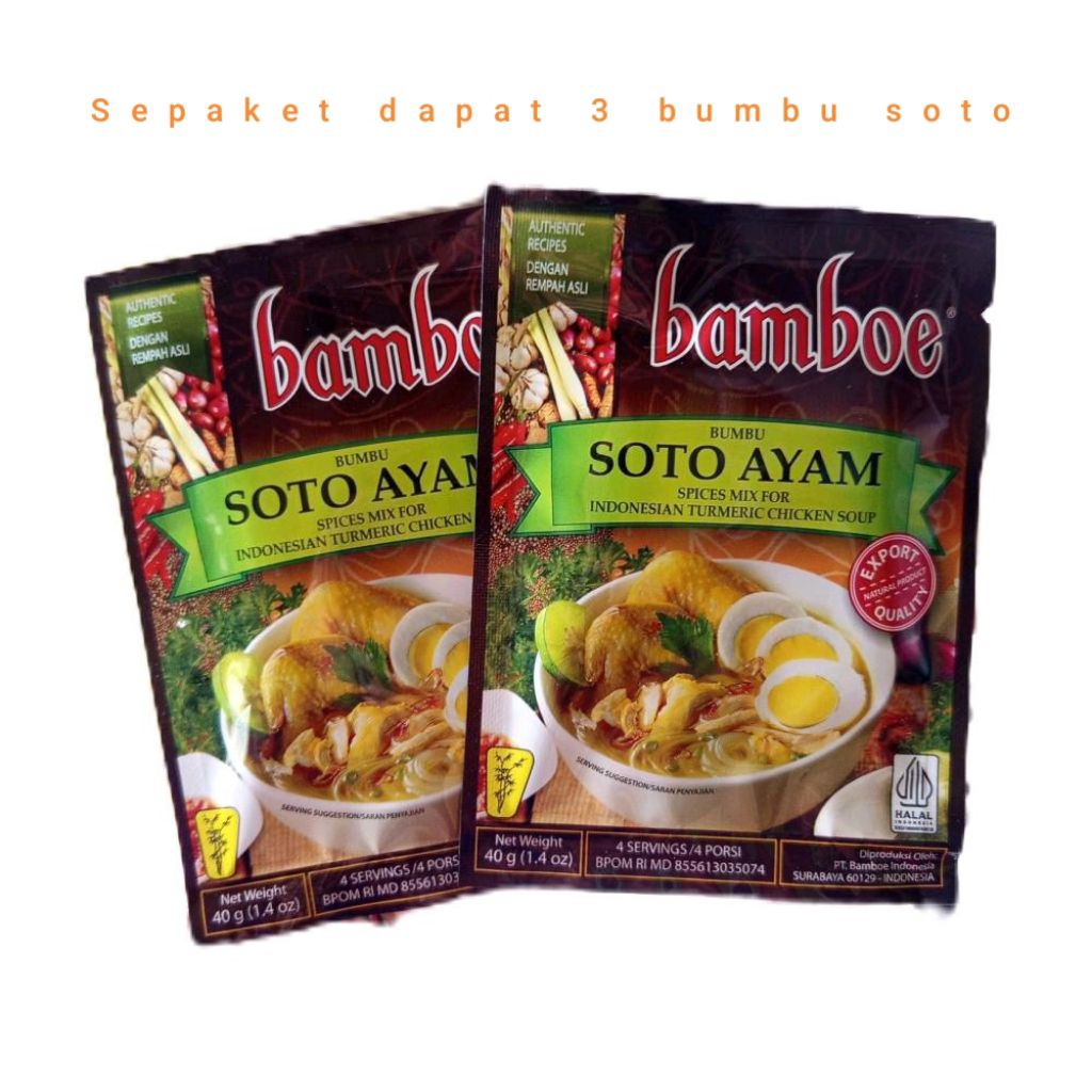 

Bamboe bumbu soto isi 3pcs