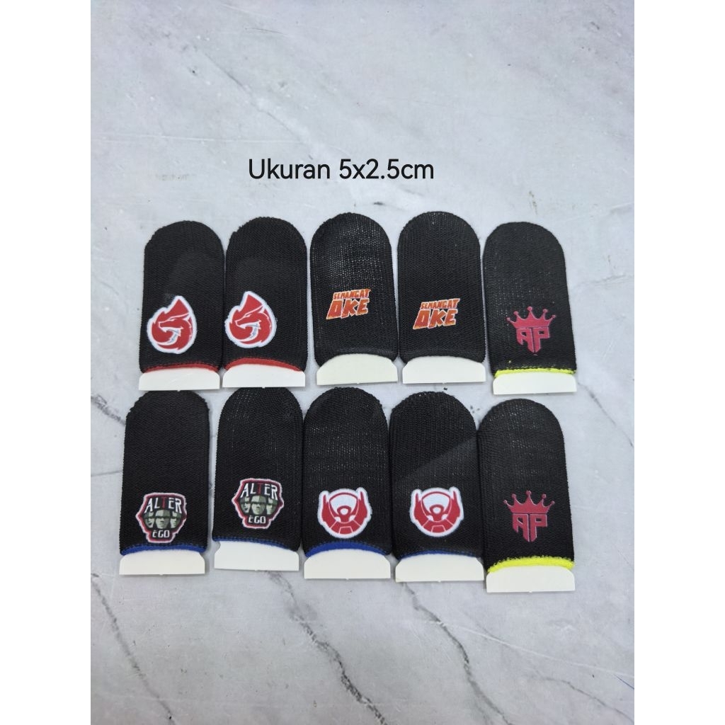 sarung jempol gaming sarung tangan gaming sarung tangan jempol gaming gloves 1 pasang finger sleeve 