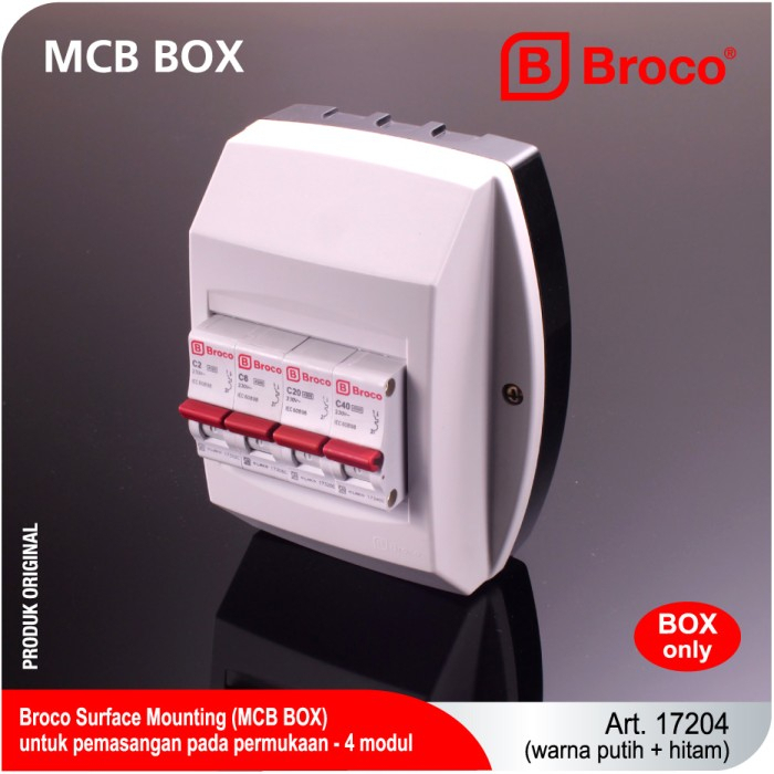 Box MCB 4 Group OB BROCO ART. 17204