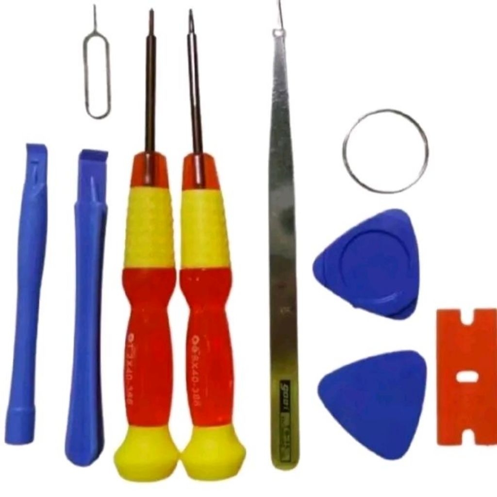 Obeng Service HP 10 in 1 Lengkap Universal Alat Service Lcd dan Baterai Hp