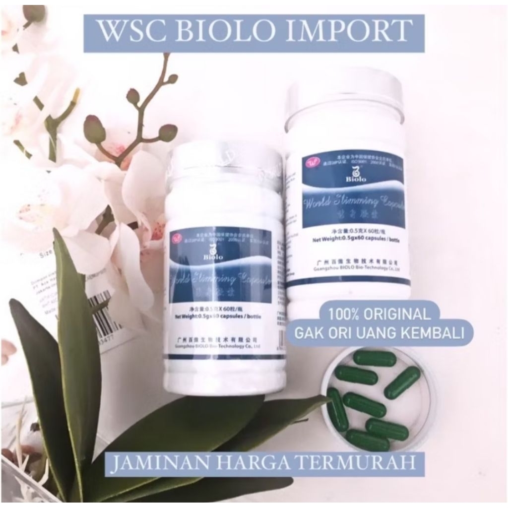 (PROMO) PAKET 3 BOTOL PELANGSING IMPORT WSC BIOLO ORIGINAL - STOCKIST RESMI PT.WOOTEKH INDONESIA