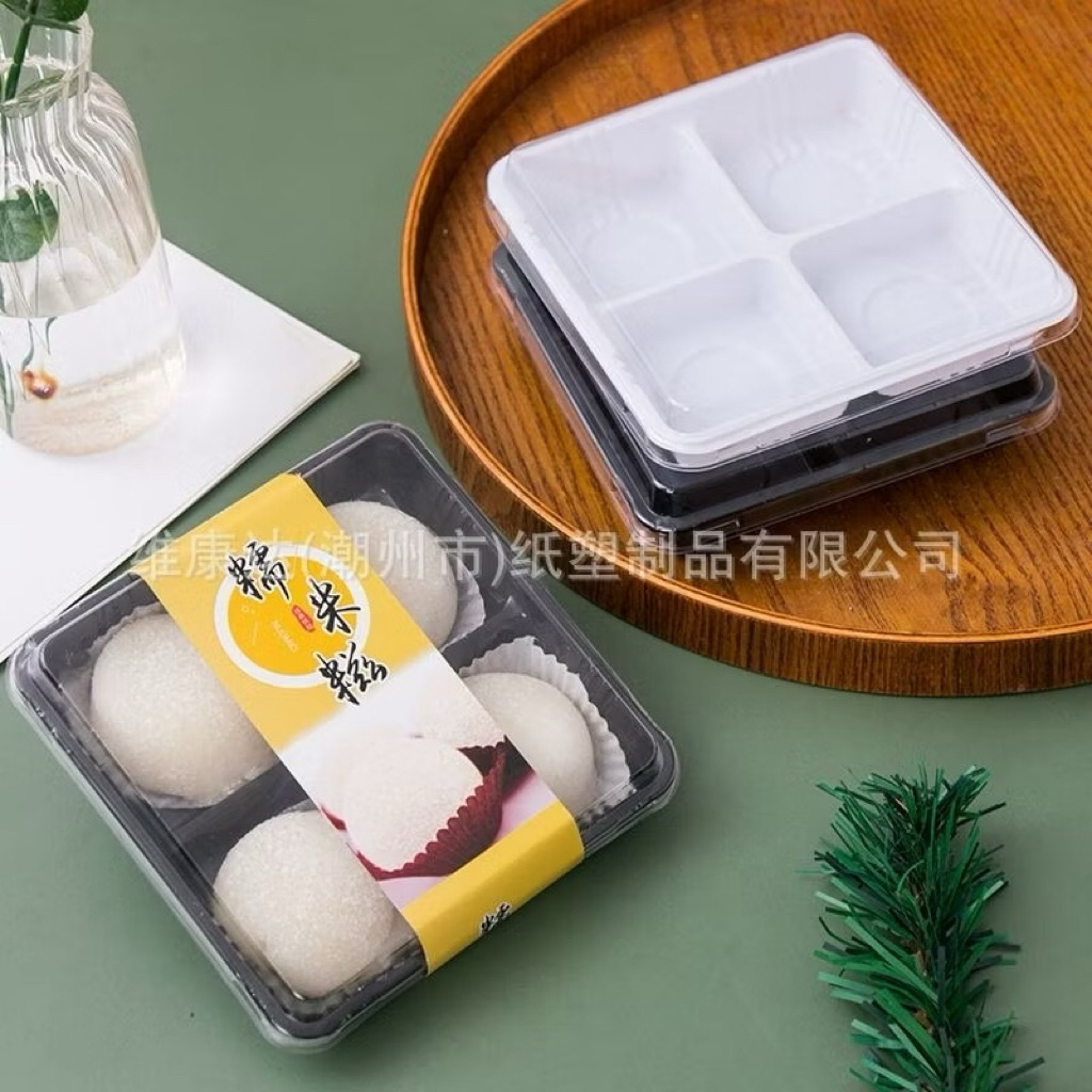10pcs Tray Mika 4Sekat / Mika Pudding Mini / Mika Cookies / Mika Roti