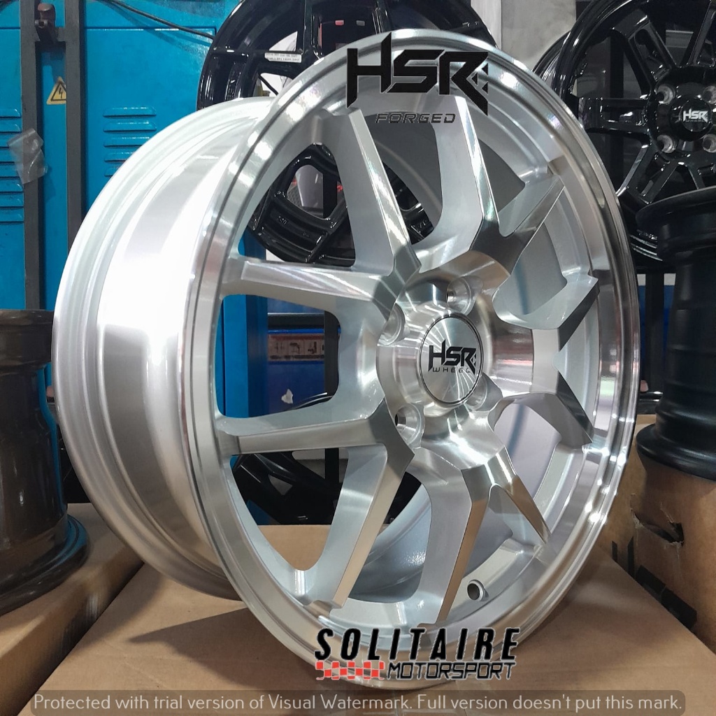 VELG HSR MODEL AKAR RING 15 untuk BRIO AGYA SIGRA AYLA IGNIS BRIO VELG HSR HYURA BOROKO 02