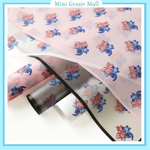 

20 Lembar Kertas buket Transparan List Color Frame Cellophane Flower Wrapping Paper Waterproof KB80