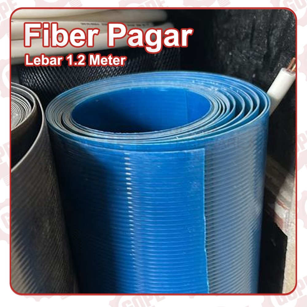 Fiber Pagar Plastik Tutup Pagar Ekoplas Lebar 1.2 Meter