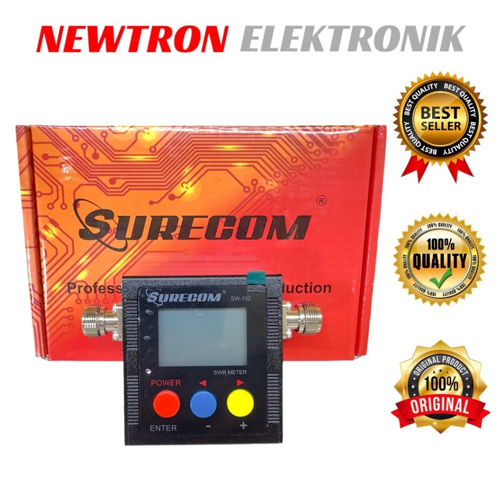 SWR Surecom SW-102 Digital VHF UHF 125-525MHz Power Meter SW102