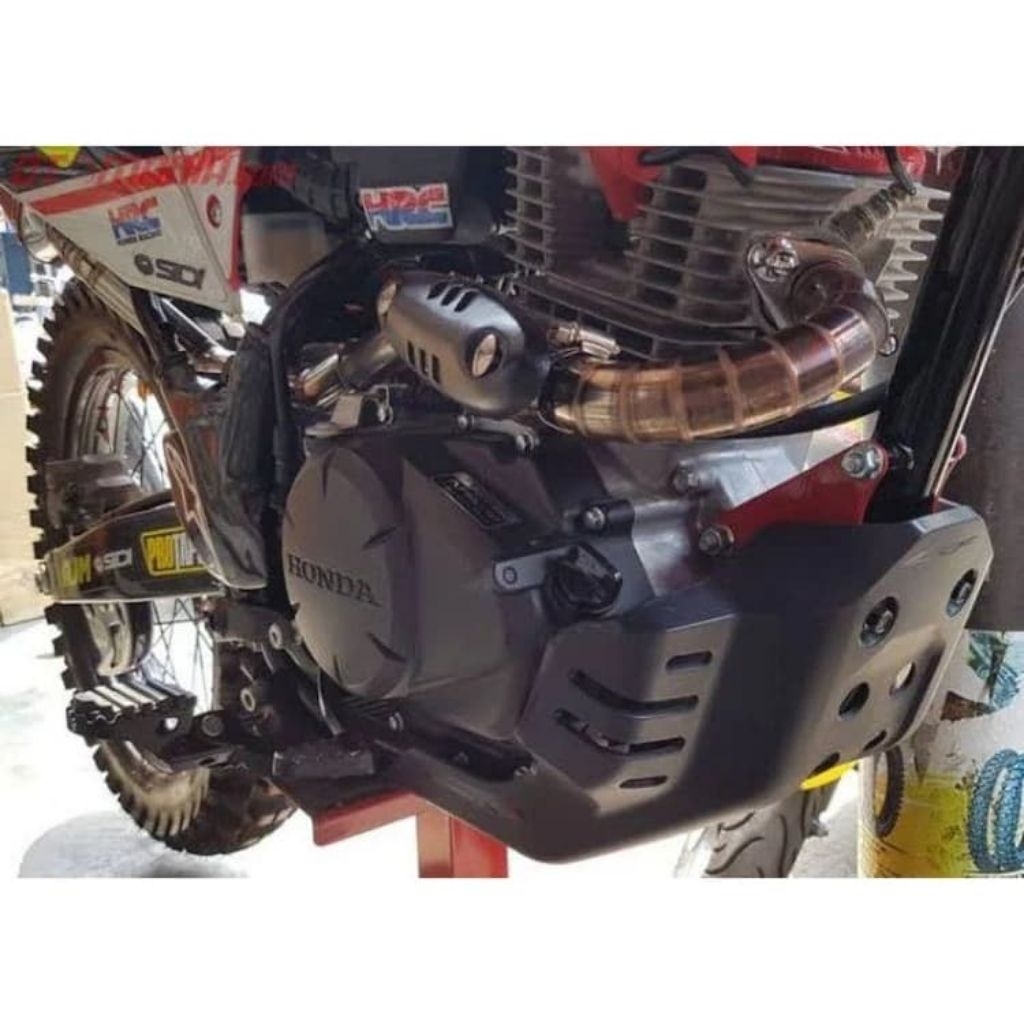 Skid plate cover pelindung mesin Honda crf 150 L Original Astra AHM