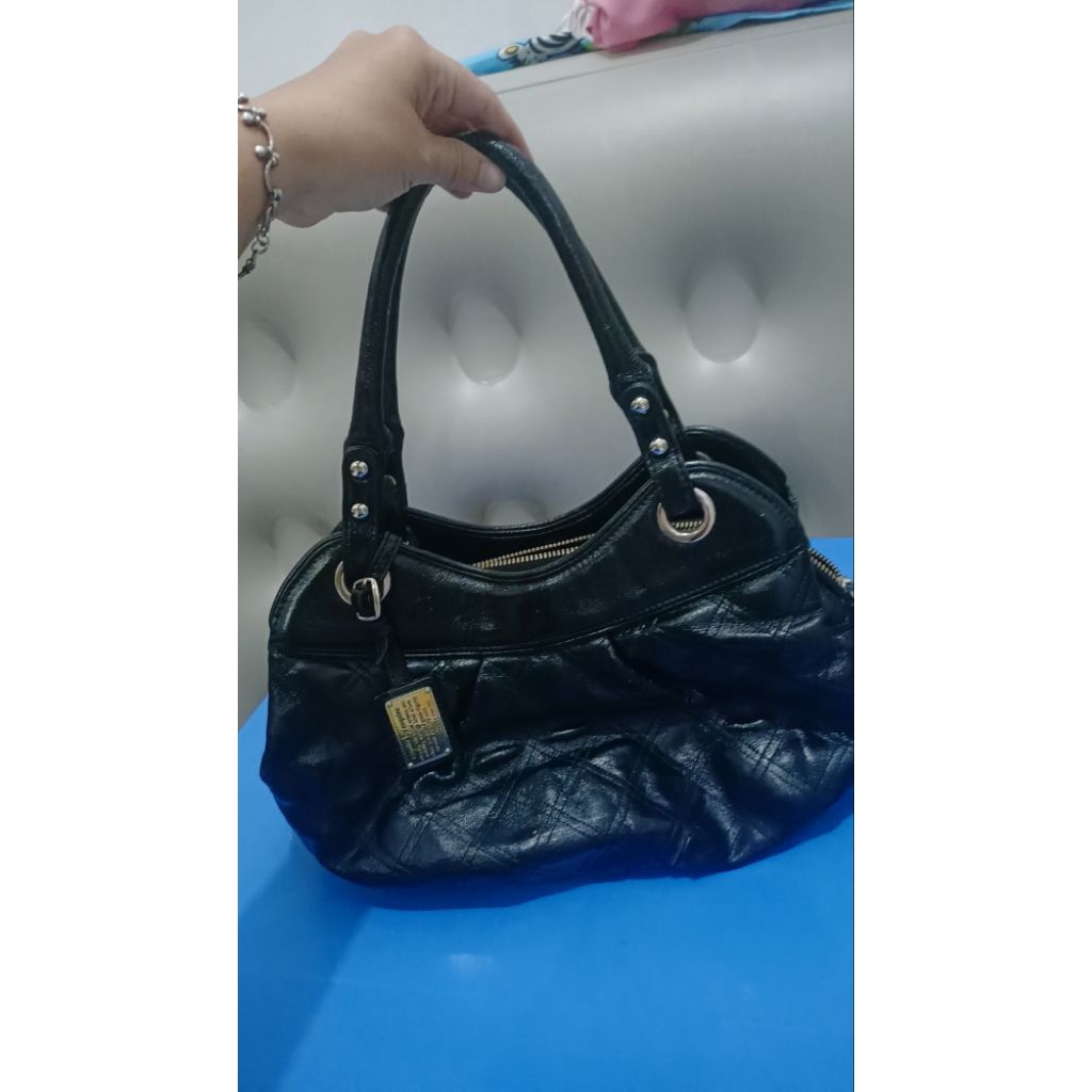 Esquire tas kulit asli bisa Hobo dan handbag