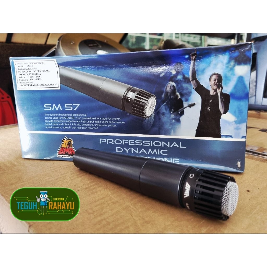 MIC MICROPHONE INSTRUMEN BMA SM-57 (ORIGINAL) MIC BMA SM 57