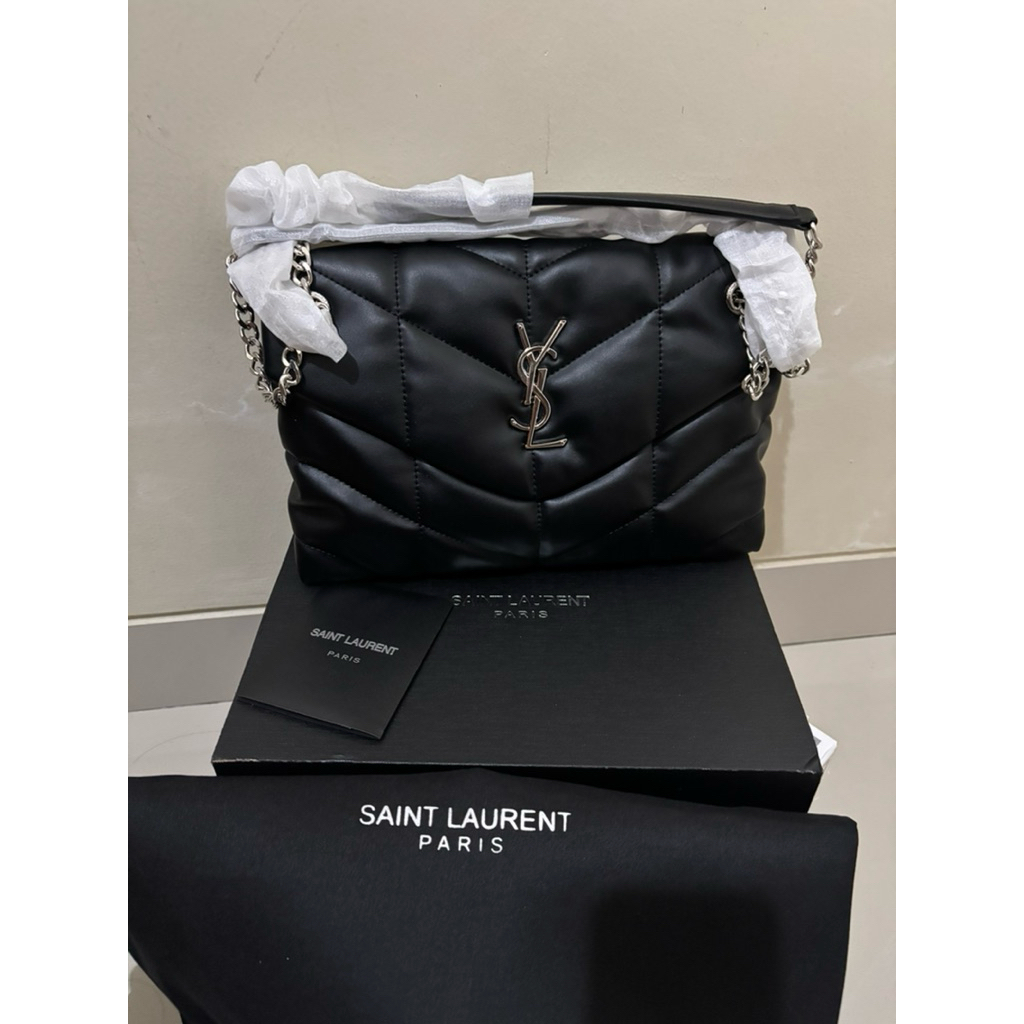 Tas Loulou Puffer Small Black SHW