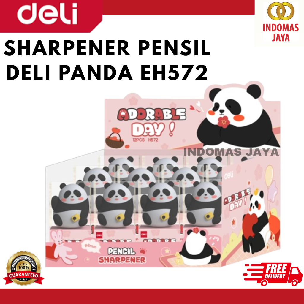 

Deli-EH572 Panda pencil sharpener (HARGA PER PCS)