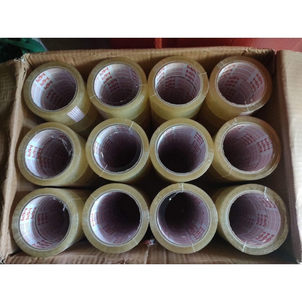 

Lakban Bening - Lakban Cokelat MPI 90 Yard Gojek-Grab 1 DUS PREMIUM