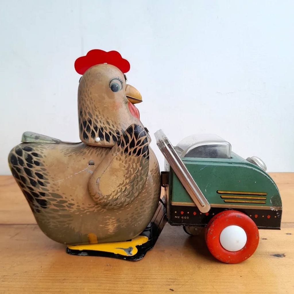 Vintage Tintoys chicken 1970's mainan jadul antik vintage lawas