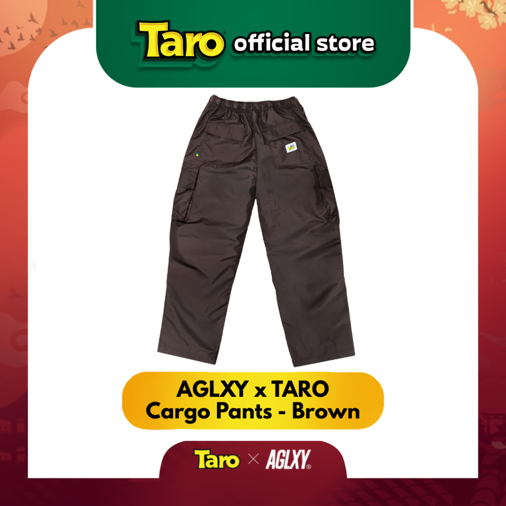 AGLXY x TARO Cargo Pants - Brown — Taro x AGLXY Official Merchandise