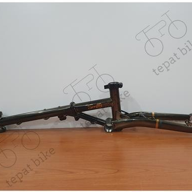 Frame sepeda Lipat 16 chromoly merk SMITH - Dark - Gold