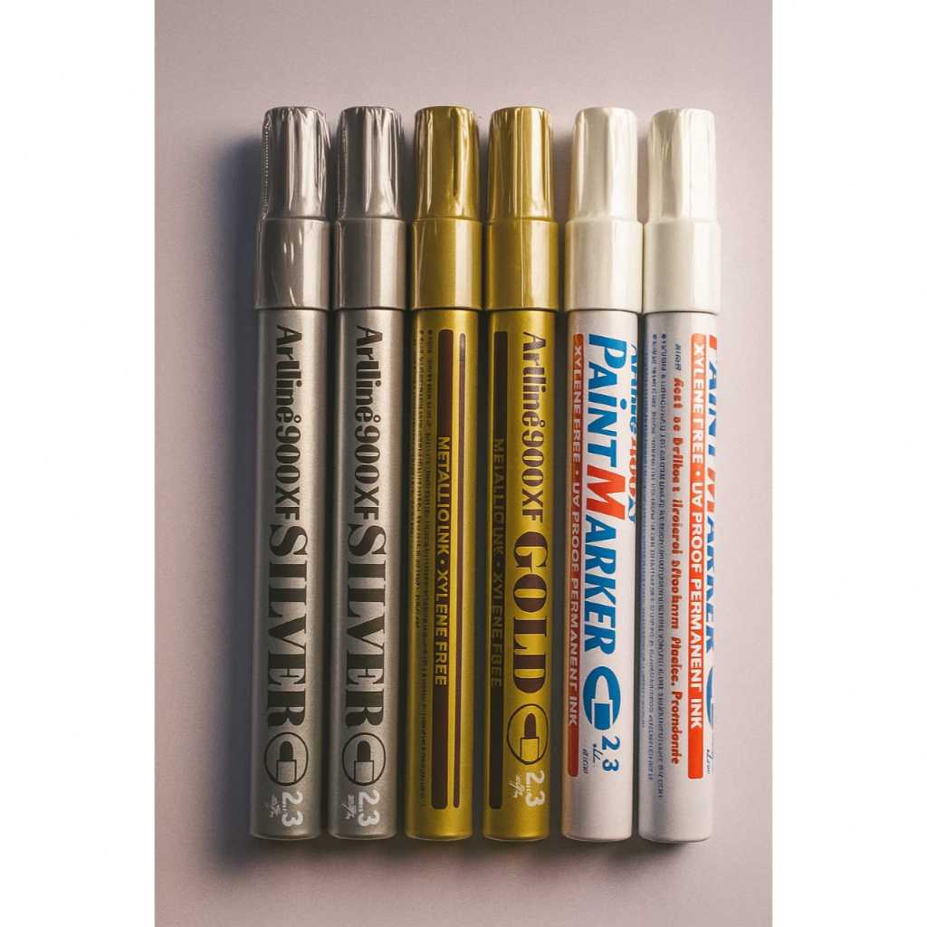 

SPIDOL ARTLINE PERMANENT PUTIH, EMAS DAN SILVER HARGA SATU BUAH
