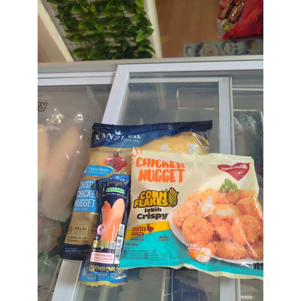 

PROMO!!! Kanzler Crispy Nugget, Sosis Single Ori dan Belfoods Nugget 120gr