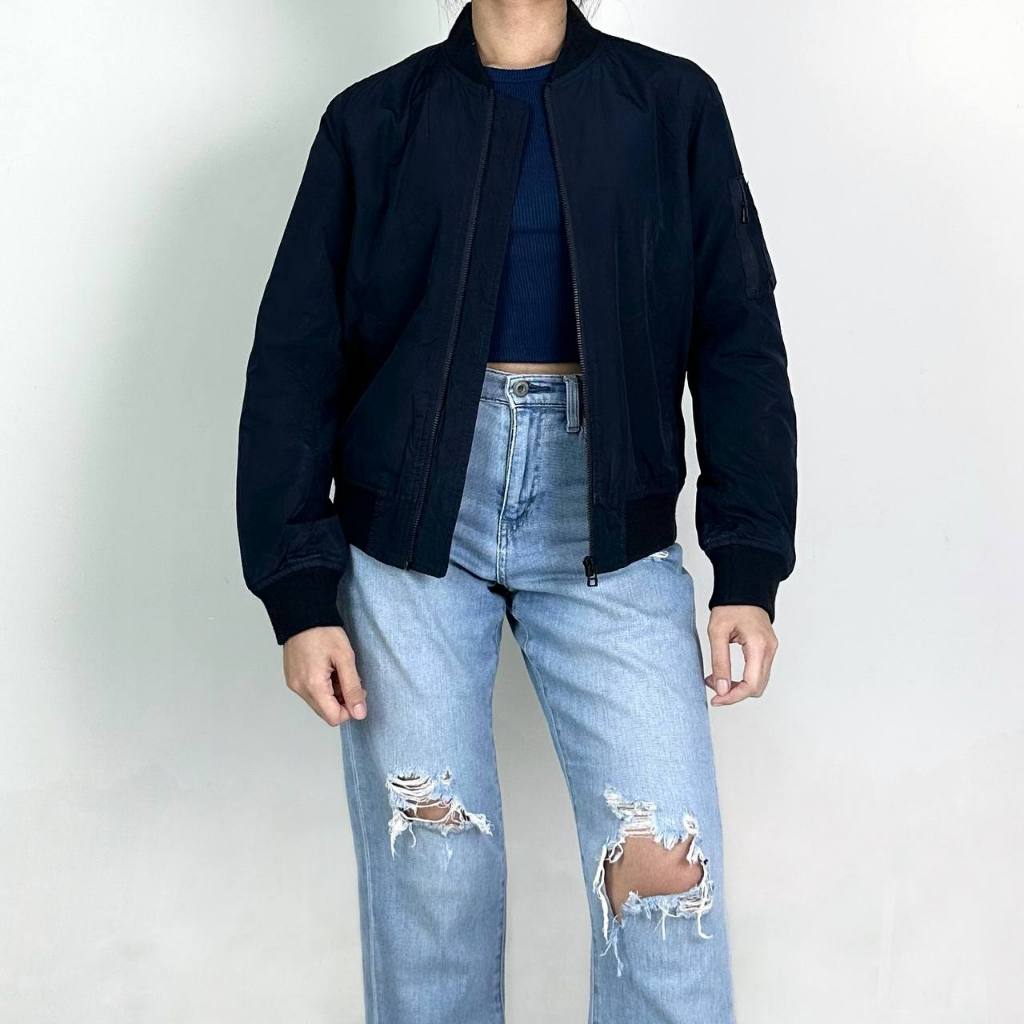 jaket wanita Global Work size M (seperti baru) 100% original 090625D