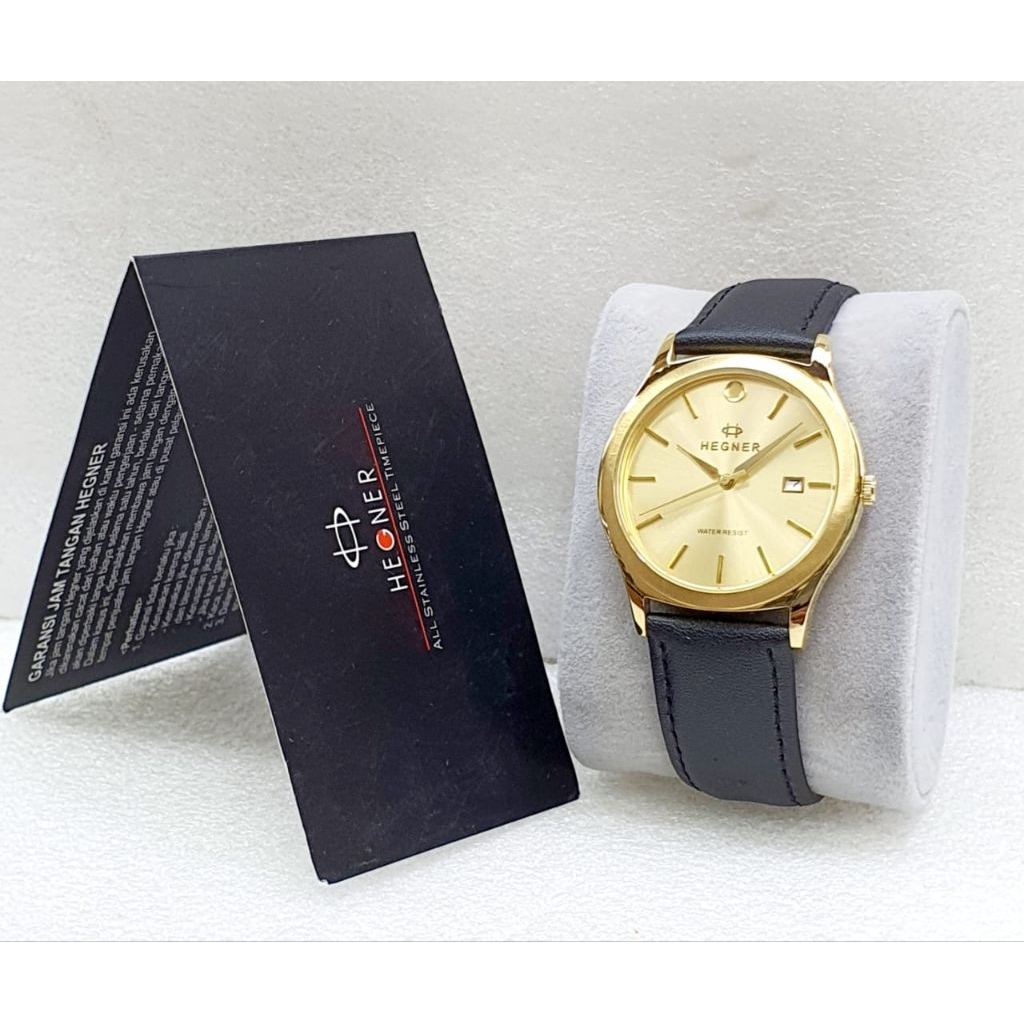 JAM TANGAN WANITA ORIGINAL HEGNER 317 D3,9CM TALI KULIT