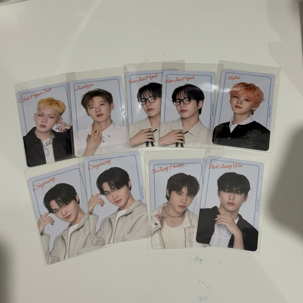 TREASURE PHOTOCARD STICKER MD POP UP JAPAN