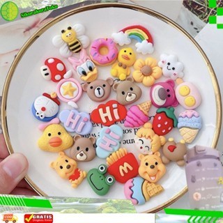 

(sko) 4 PCS Stiker 3D Sticker Karakter 3D Sticker Timbul Tempel Aesthetic Viral Aksesoris