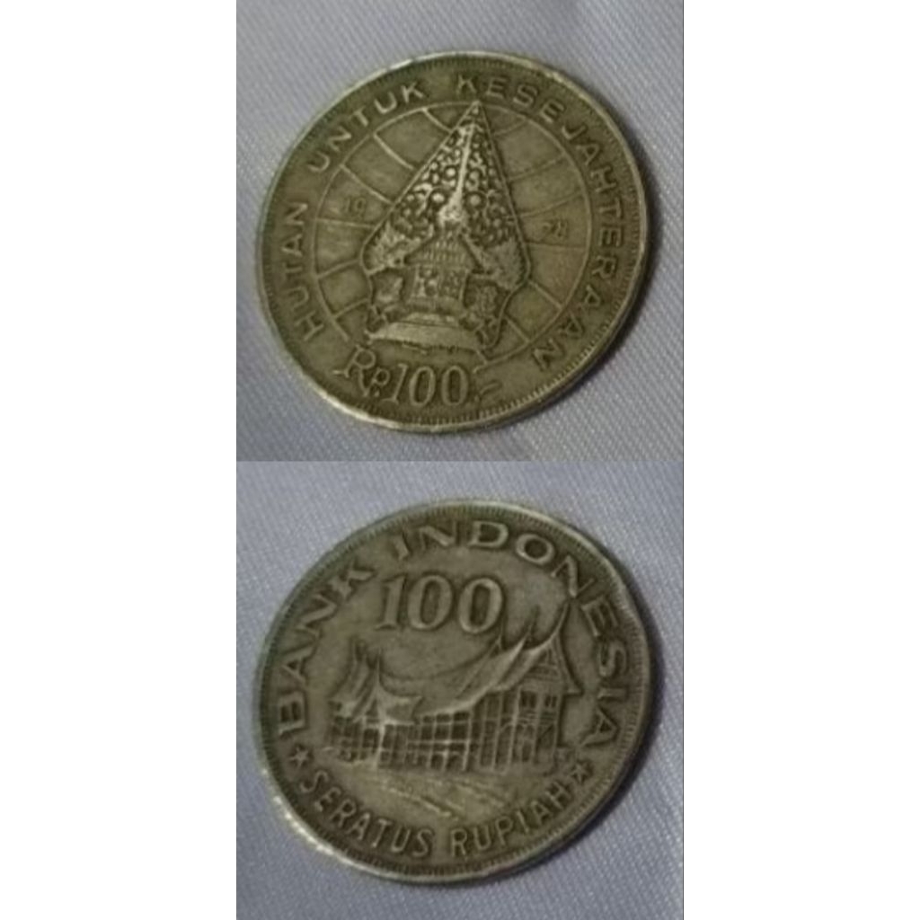 Koin Indonesia 100 Perak - Koin Asli Indonesia