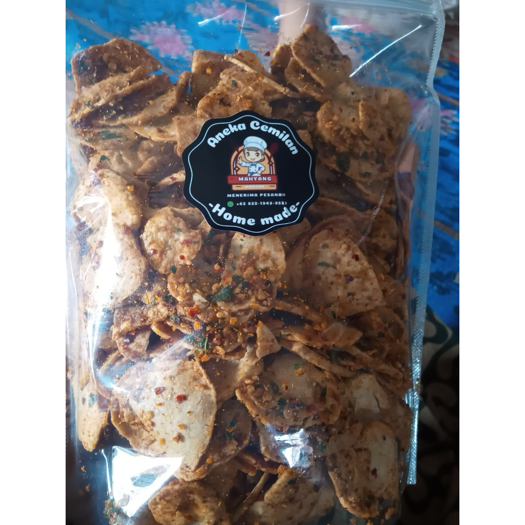 

Basreng kering daun jeruk pedas renyah