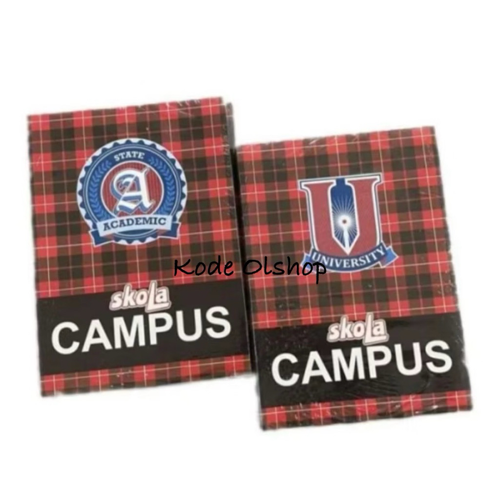

Kode Atk - Buku Tulis Skola Boxy Campus 36 lembar / Buku Skola Campus University 1 pak Isi 10 buku