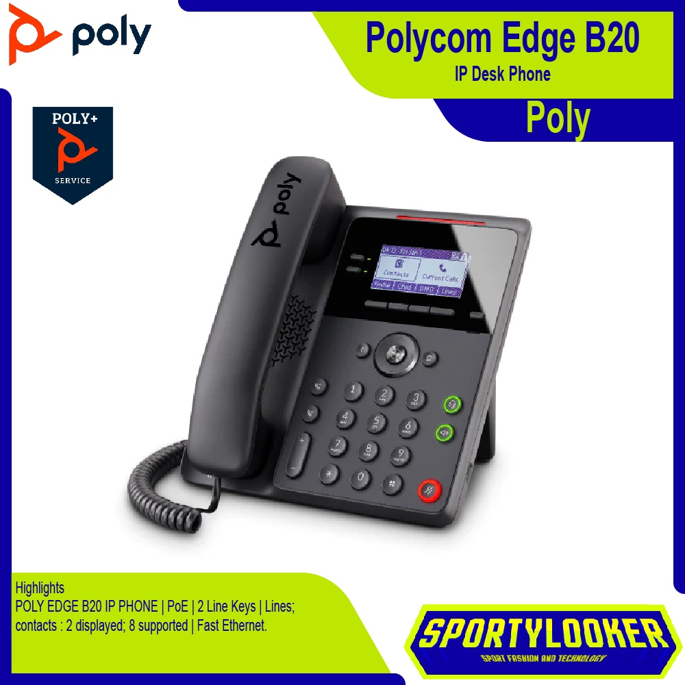 HP POLY Polycom Edge B20 IP Phone