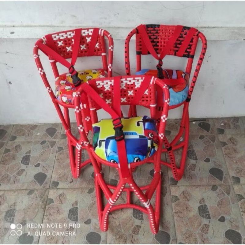Kursi motor metic full tali/Kursi anak motor/Kursi pengaman anak/Kursi motor anak/Kursi