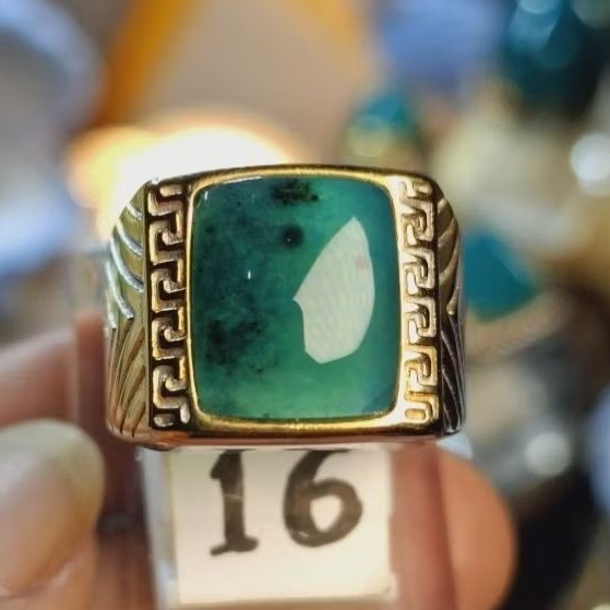 Cincin Batu Bacan Natural Doko Lawasan