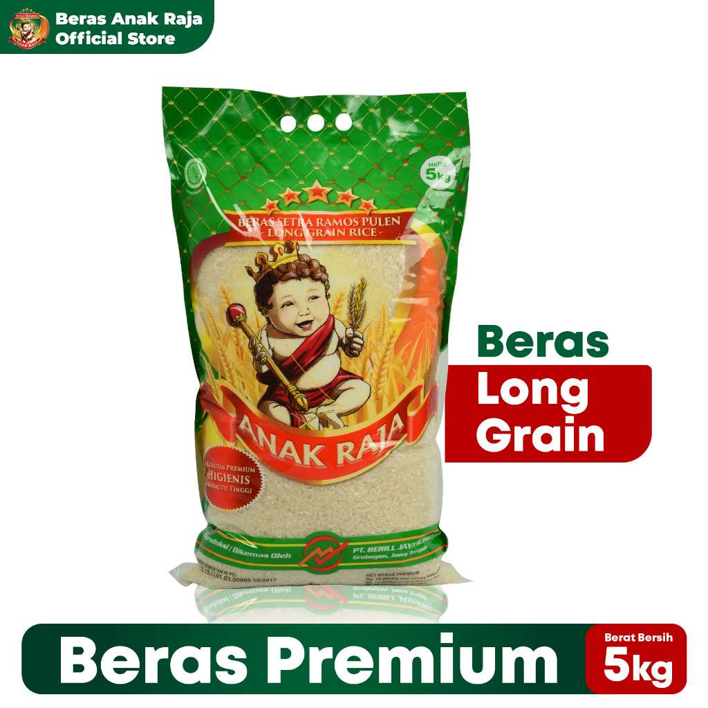 

Beras premium anak raja 5kg Original Terjamin