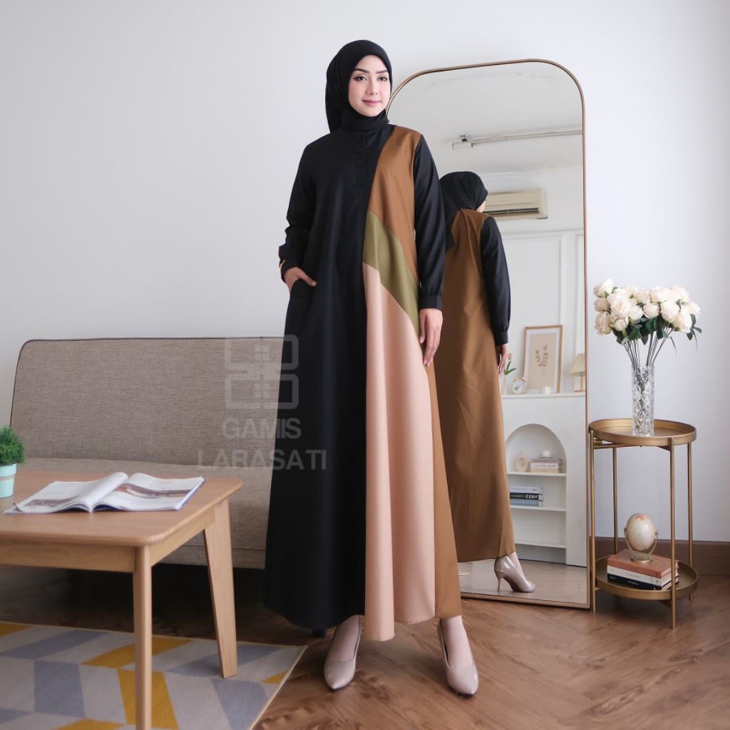 Gamis Katun Larasati Guzel Ori