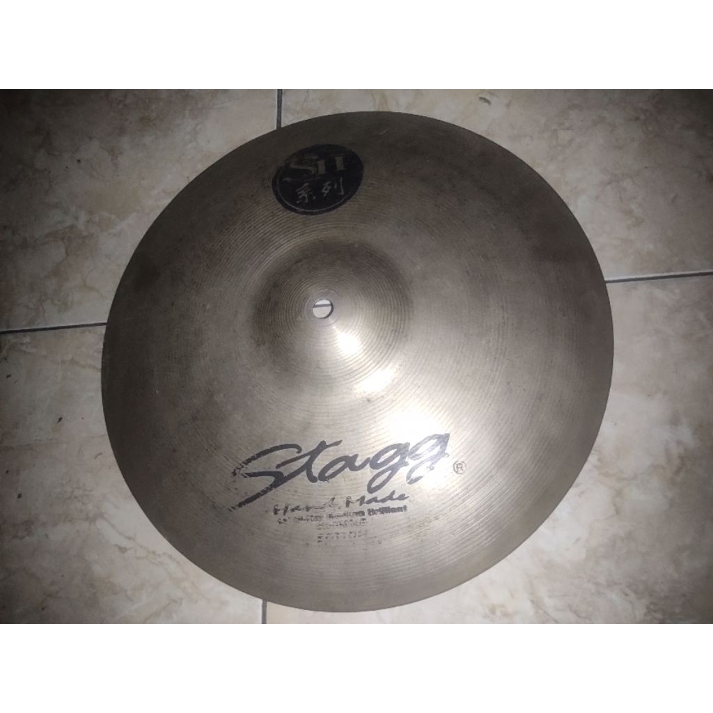 CYMBAL 14 STAGG MEDIUM BRILLIANT BOTTOM