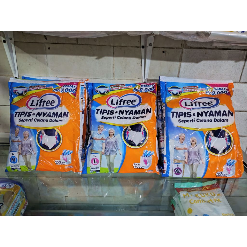 Lifree pants dewasa sachet paket 4pcs