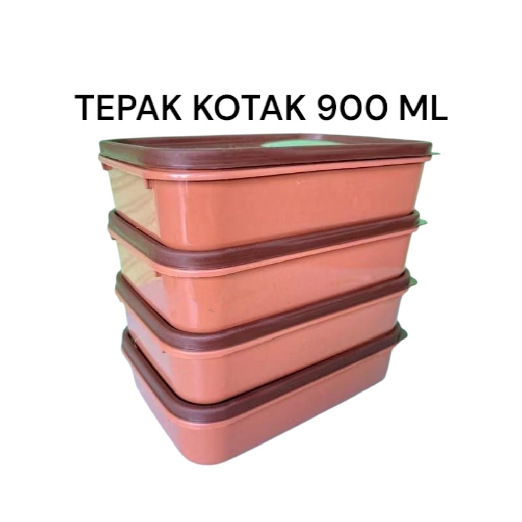 (PAKET 1,2,3,4,5 LUSIN) tepak kotak adelia 900 ml tepak serbaguna/TEPAK ADELIA WKP /TEPAK LUSINAN