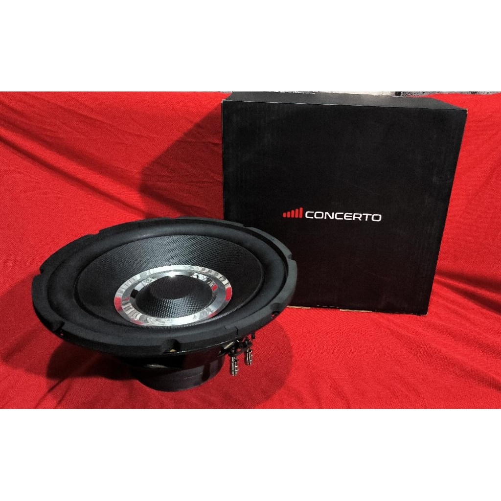 Subwoofer Concerto Double Magnet Galaxy CT 12D X2 . 12 inch Doble magnet Double Coil