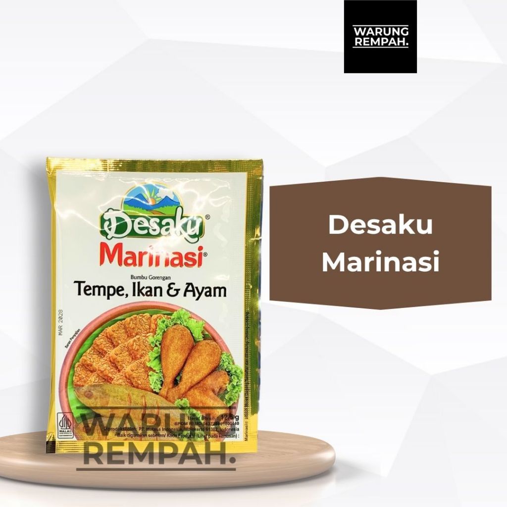 

Desaku Marinasi Bumbu Tempe Ikan Ayam Sachet Ecer