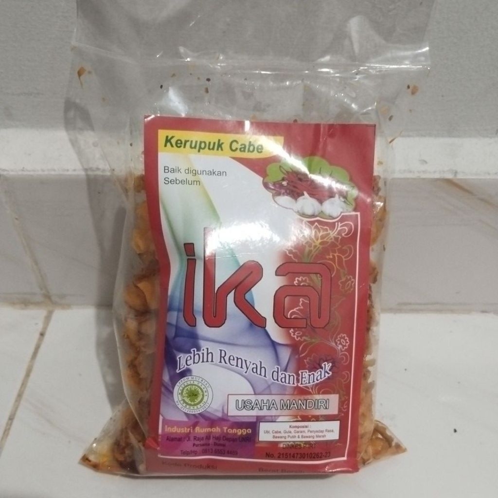 

KERUPUK CABE IKA DUMAI