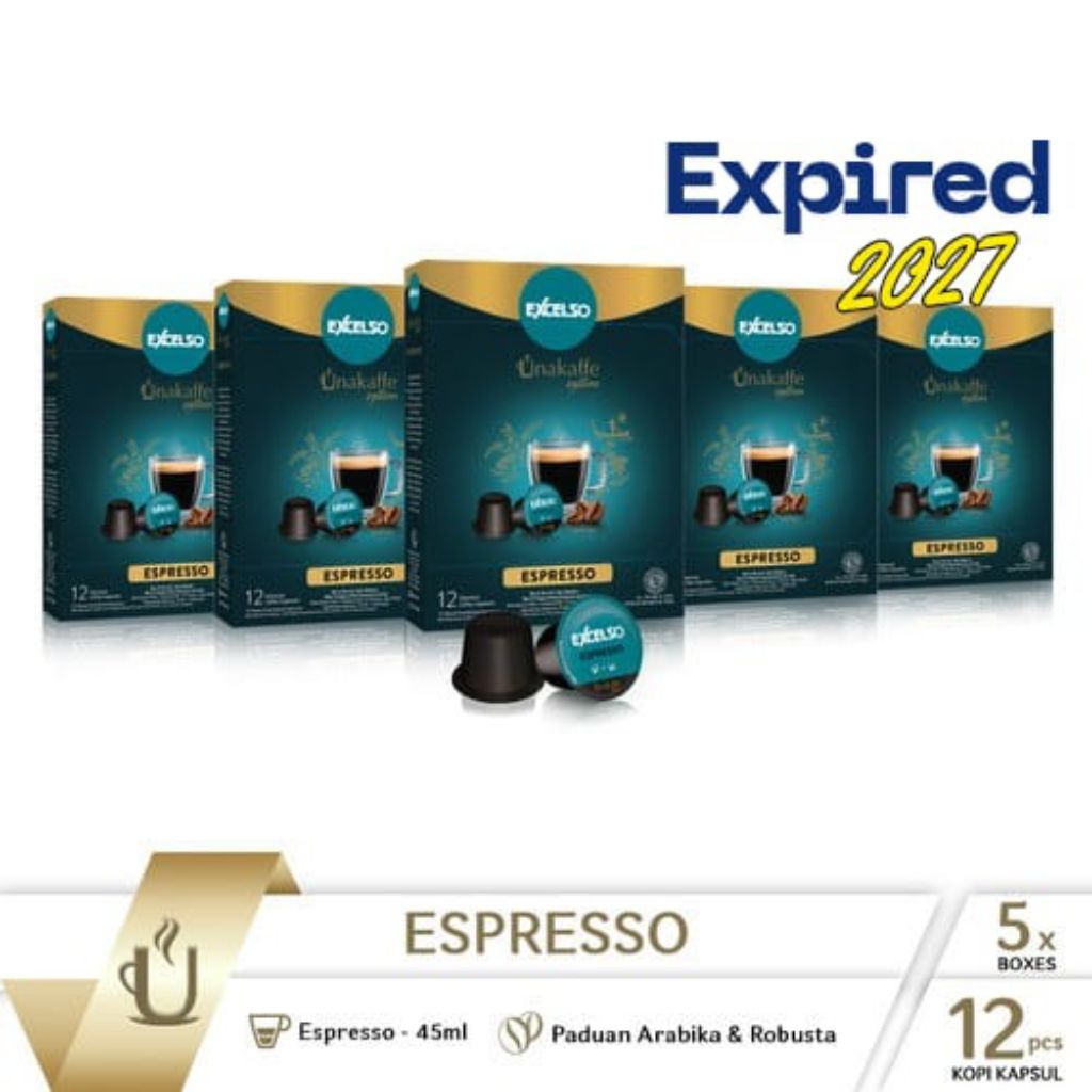 

EXCELSO Capsule Unakaffe ESPRESSO isi 5 pack