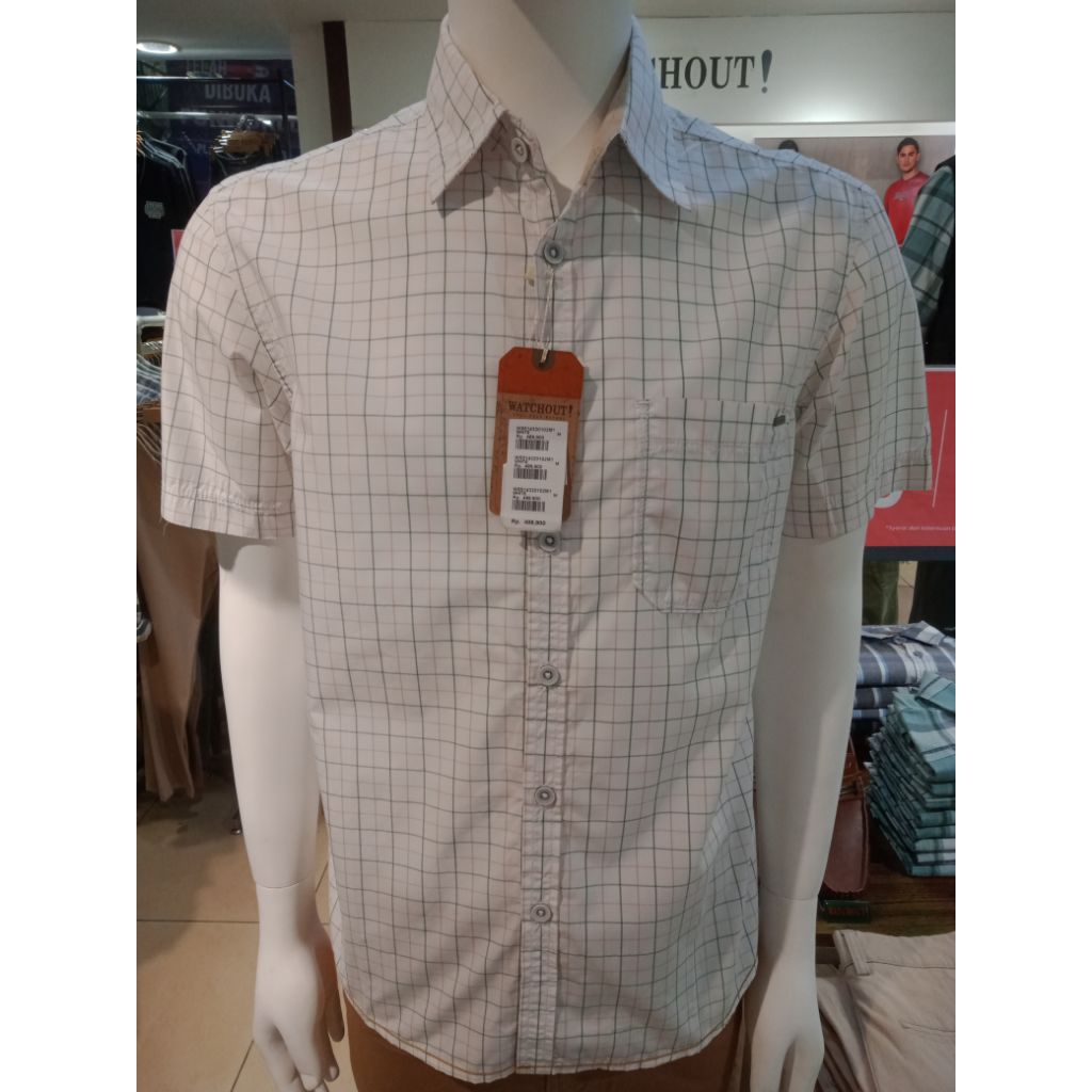 Watchout Kemeja Pendek Kotak-kotak WS514320102