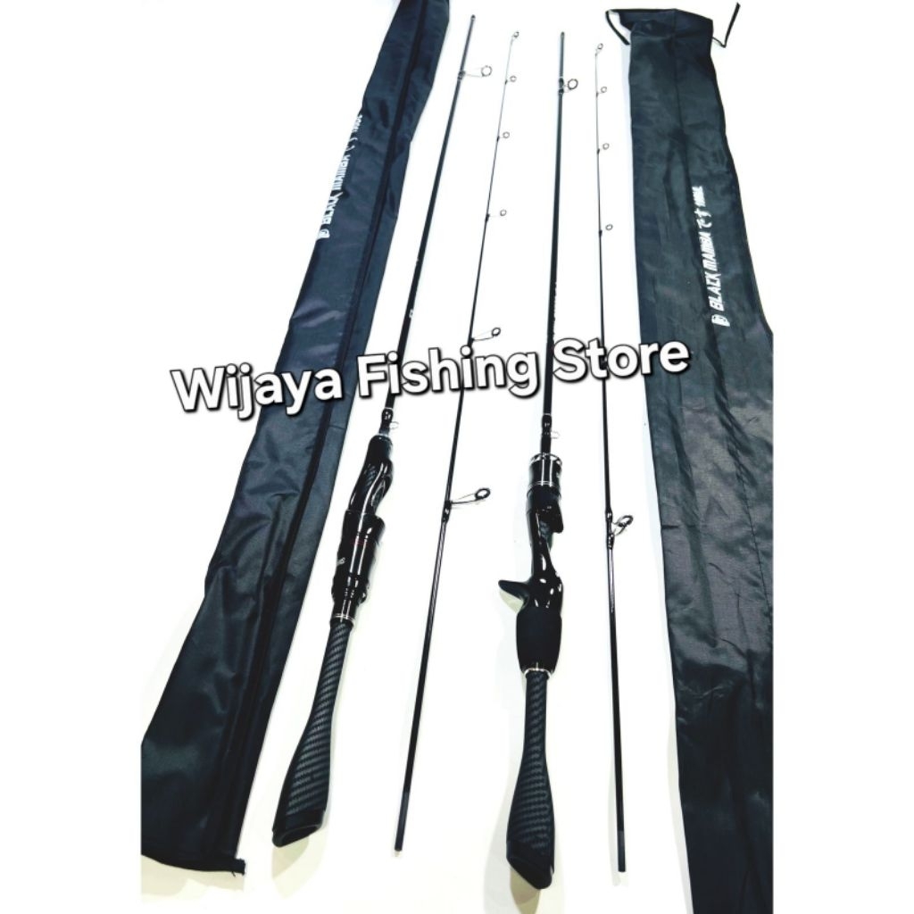 Joran Pancing UL Swan Black Mamba 198 210 ATASAN CARBON SOLID