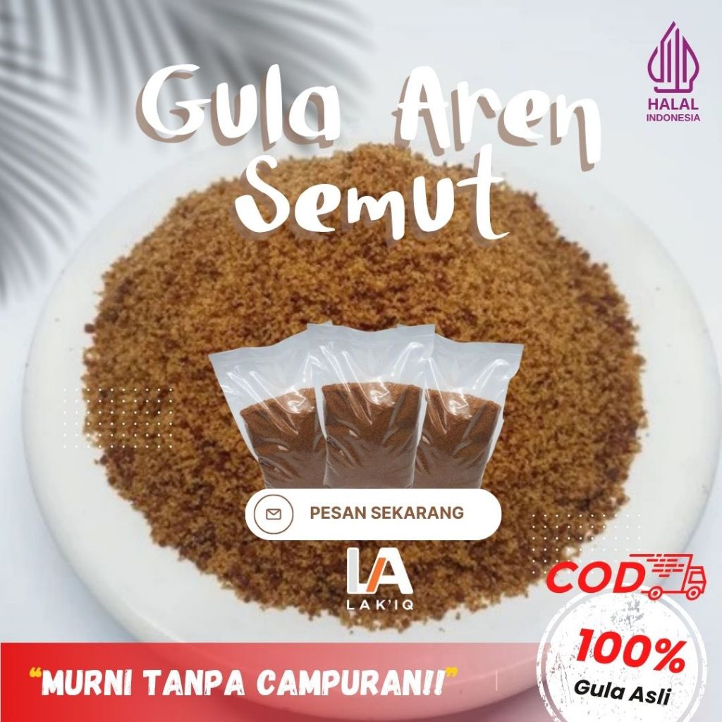 

Gula Semut Kelapa Bubuk Organik 1Kg - Gula Semut Dari Air Nira Kelapa - Halal Bisa COD