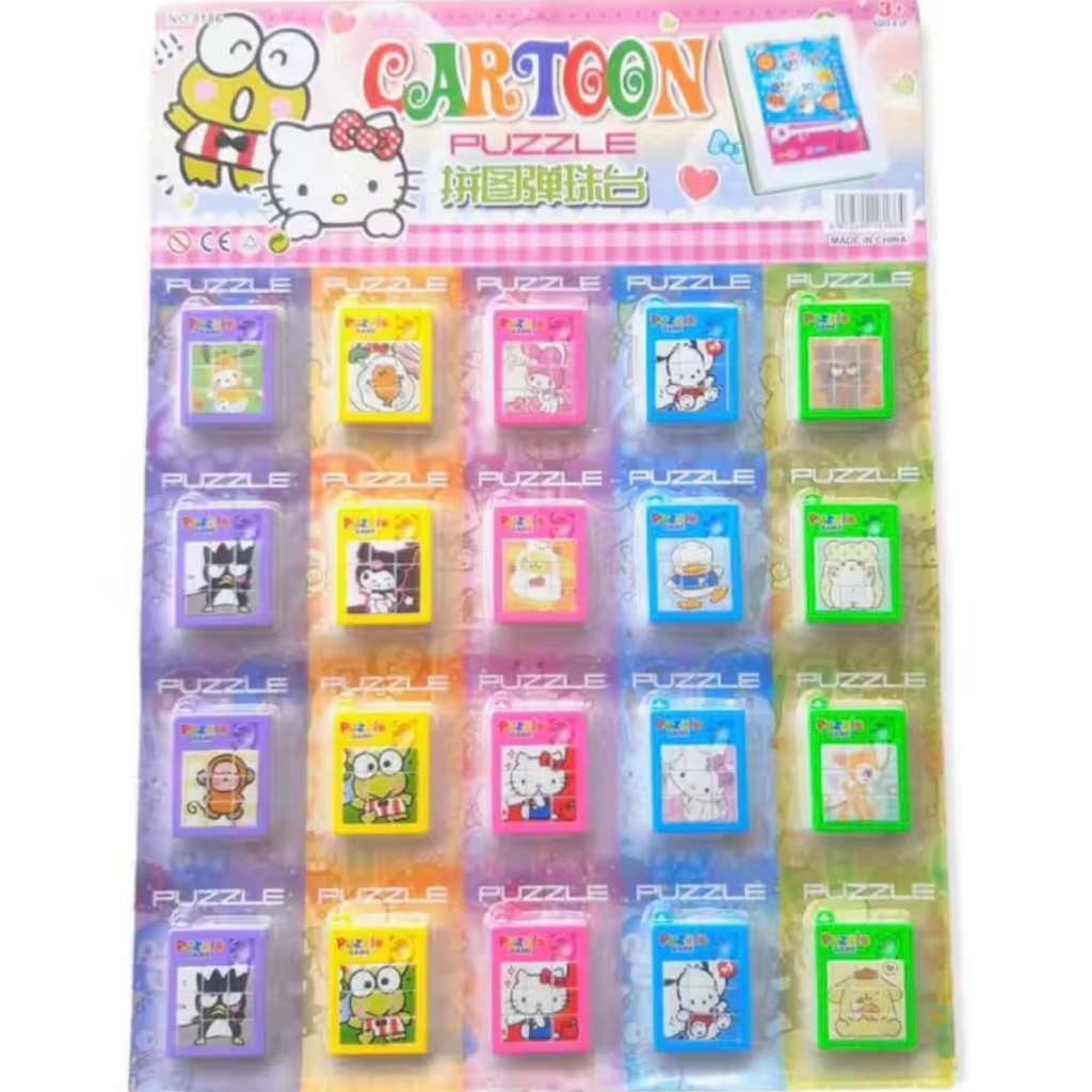 mainan puzzle anak cartoon/ puzzle geser