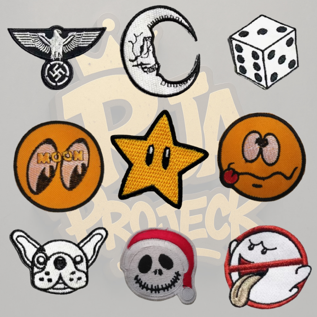 Emblem Bordir Jahit Patch Bordir Motif Karakter Keren & Lucu Logo Patch Bordir Aksesoris Emblem Patc