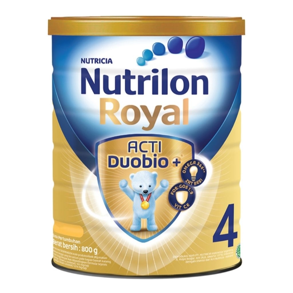 

Nutrilion royal 4 susu bubuk pertumbuhan anak 3-6 tahun vanila 800 g